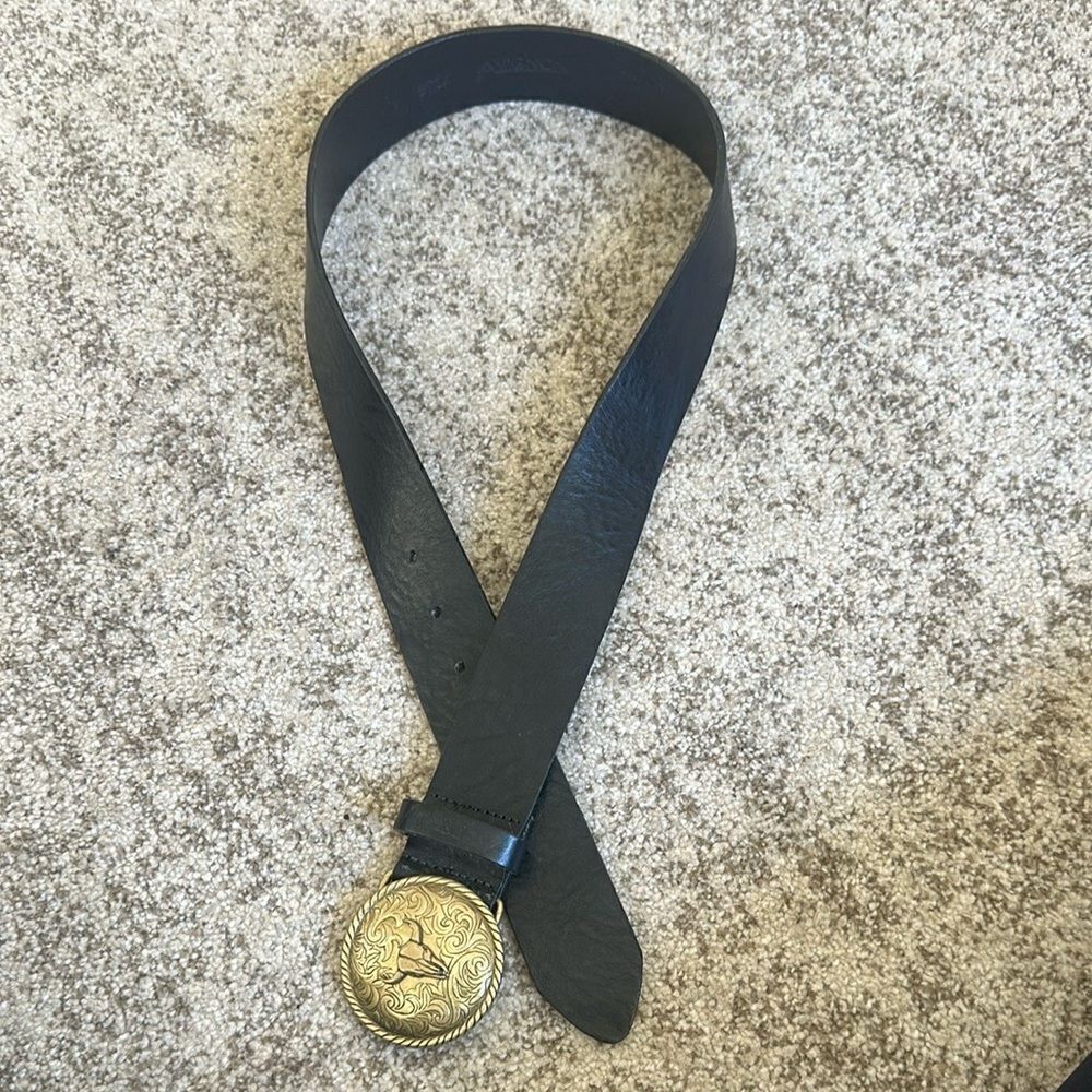 Avignon Leather Western Buckle Women’s Belt M